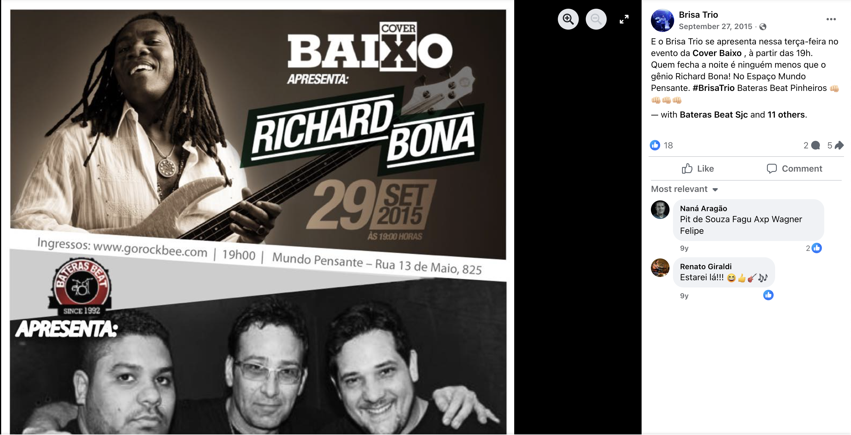 Screenshot: Facebook — registro
